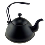 Max Stainless Steel Water Coffee Tea Kettle Teakettle Teapot 1.5L Black