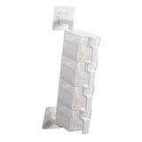 Max Wall Mounted Rotatable Revolving Spice Rack Cruet Rack 4 Layer White