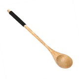 Max Creative Wooden Spoons Long Handled Soup Dessert Tea Spoon Black Kinking C