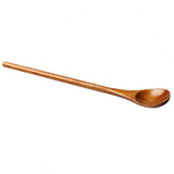 Max Creative Wooden Spoons Long Handled Soup Dessert Tea Spoon Brown