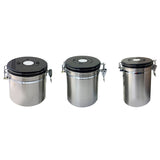 Max Stainless Steel Airtight Coffee Canister Storage Container Airtight Lid S