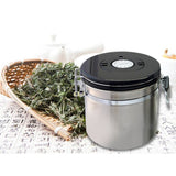 Max Stainless Steel Airtight Coffee Canister Storage Container Airtight Lid S
