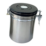Max Stainless Steel Airtight Coffee Canister Storage Container Airtight Lid M