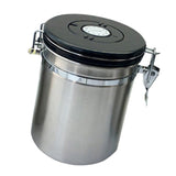 Max Stainless Steel Airtight Coffee Canister Storage Container Airtight Lid M