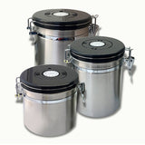 Max Stainless Steel Airtight Coffee Canister Storage Container Airtight Lid M