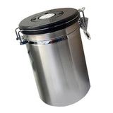 Max Stainless Steel Airtight Coffee Canister Storage Container Airtight Lid L