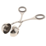 Max Stainless Steel Meatball Maker Meat Baller Fruit Scoop Scooper Tongs  S