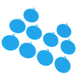 Max 10Pcs Silicone Scrubber Sponges Kitchen Scrub Brush Veggies Fruit blue