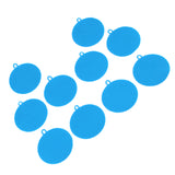 Max 10Pcs Silicone Scrubber Sponges Kitchen Scrub Brush Veggies Fruit blue