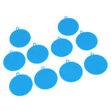 Max 10Pcs Silicone Scrubber Sponges Kitchen Scrub Brush Veggies Fruit blue