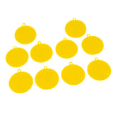 Max 10Pcs Silicone Scrubber Sponges Kitchen Scrub Brush Veggies Fruit yellow