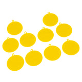 Max 10Pcs Silicone Scrubber Sponges Kitchen Scrub Brush Veggies Fruit yellow