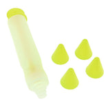 Max Silicone Cake Chocolate Cookie Pastry Pen Icing Piping Nozzles Decor Green