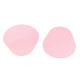 Max Silicone Muffin Cup Round 7cm Cake Cup Small Cake Mould Pink