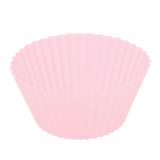 Max Silicone Muffin Cup Round 7cm Cake Cup Small Cake Mould Pink
