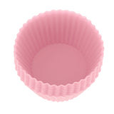 Max Silicone Muffin Cup Round 7cm Cake Cup Small Cake Mould Pink