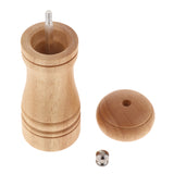 Max Manual Wood Pepper Salt Mill Grinder Herbs Spice Shaker Kitchen Tool 5 inch
