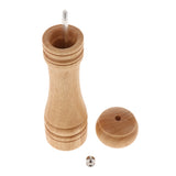 Max Manual Wood Pepper Salt Mill Grinder Herbs Spice Shaker Kitchen Tool 8 inch
