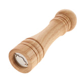 Max Manual Wood Pepper Salt Mill Grinder Herbs Spice Shaker Kitchen Tool 8 inch