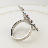 Max Napkin Serviette Ring Holder Wedding Party Table Decor Christmas Tree Silver