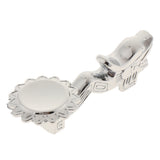 Max Chopsticks Rest Zinc Alloy Stainless Steel Dragon Chopsticks Holder Silver