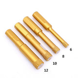 Max Diamond Holesaw Tile Ceramic Glass Slate Porcelain Marble Drill Bit 10mm