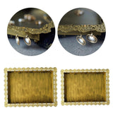 Max Fondant Cake Stand Fruit Plate Wedding Tool Display Tray for Party Gold S