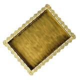 Max Fondant Cake Stand Fruit Plate Wedding Tool Display Tray for Party Gold L