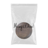 Max Round Wooden Serving Tray Dish Plate Fruit Snacks Cake Storage Trays 5 inch