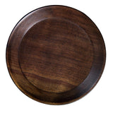Max Round Wooden Serving Tray Dish Plate Fruit Snacks Cake Storage Trays 5 inch
