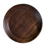 Max Round Wooden Serving Tray Dish Plate Fruit Snacks Cake Storage Trays 6 inch