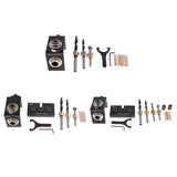 Max 3-in-1 Woodworking Drilling Locator Tool Kit Round Log Plug Puncher Tools A