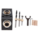 Max 3-in-1 Woodworking Drilling Locator Tool Kit Round Log Plug Puncher Tools A