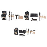 Max 3-in-1 Woodworking Drilling Locator Tool Kit Round Log Plug Puncher Tools A