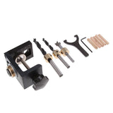Max 3-in-1 Woodworking Drilling Locator Tool Kit Round Log Plug Puncher Tools A