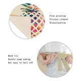 Max Cotton and linen creative apron pineapple apron WQ0007-15-49*40 Blue49X40