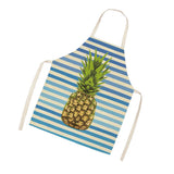 Max Cotton and linen creative apron pineapple apron WQ0007-15-49*40 Blue49X40