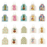 Max Cotton and linen creative apron pineapple apron WQ0007-15-49*40 Blue49X40
