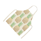 Max Kitchen Sleeveless Pineapple Apron Cooking Dress Yellow 49x40cm