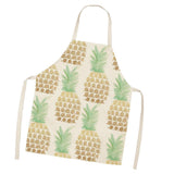 Max Kitchen Sleeveless Pineapple Apron Cooking Dress Yellow 68x49cm
