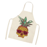 Max Kitchen Sleeveless Pineapple Apron Cooking Dress Skull 68x49cm