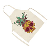 Max Kitchen Sleeveless Pineapple Apron Cooking Dress Skull 68x49cm