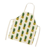 Max Kitchen Sleeveless Pineapple Apron Cooking Dress Multiple 68x49cm