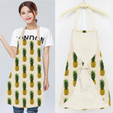 Max Kitchen Sleeveless Pineapple Apron Cooking Dress Multiple 68x49cm