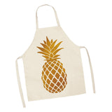 Max Apron Pineapples Unisex Kitchen Bib Apron Cooking Baking Gardening 49X40cm