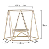 Max Nordic Iron Candelabra Candle Holder Wedding Event Centerpiece S Golden