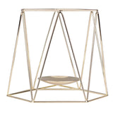 Max Nordic Iron Candelabra Candle Holder Wedding Event Centerpiece L Golden