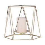 Max Nordic Iron Candelabra Candle Holder Wedding Event Centerpiece L Golden