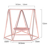 Max Nordic Iron Candelabra Candle Holder Wedding Event Centerpiece S Rose Gold