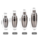 Max Stainless Steel Cocktail Shaker Martini Shaker Bartender Kit 250ml